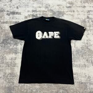 Authentic Bape x Kaws Logo Tee L